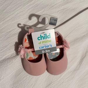 Carter’s pink baby shoes